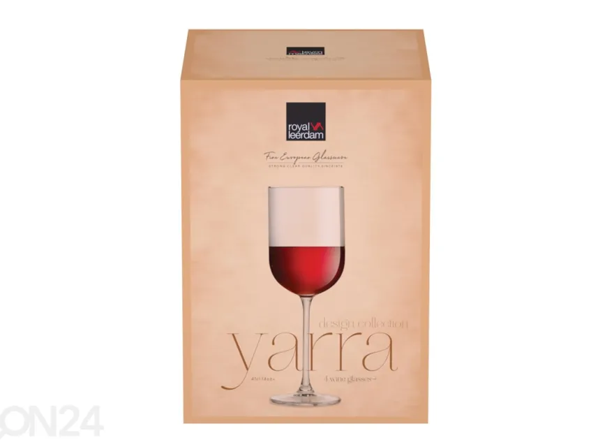 Viinilasi Yarra 41 cl, 4 kpl