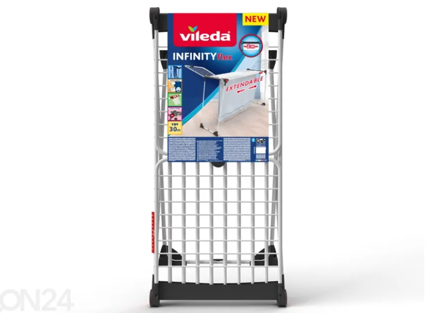 Vileda pyykinkuivausteline Infinity FLEX