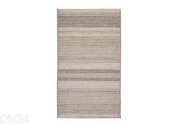 Villamatto 55x95 cm, beige/ raidallinen