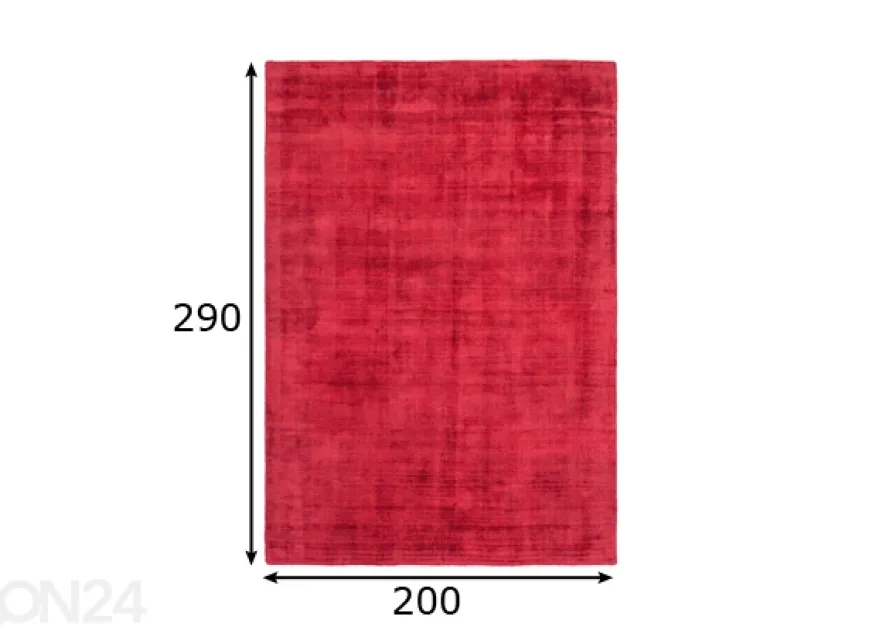 Viskoosimatto PREMIUM 200x290 cm