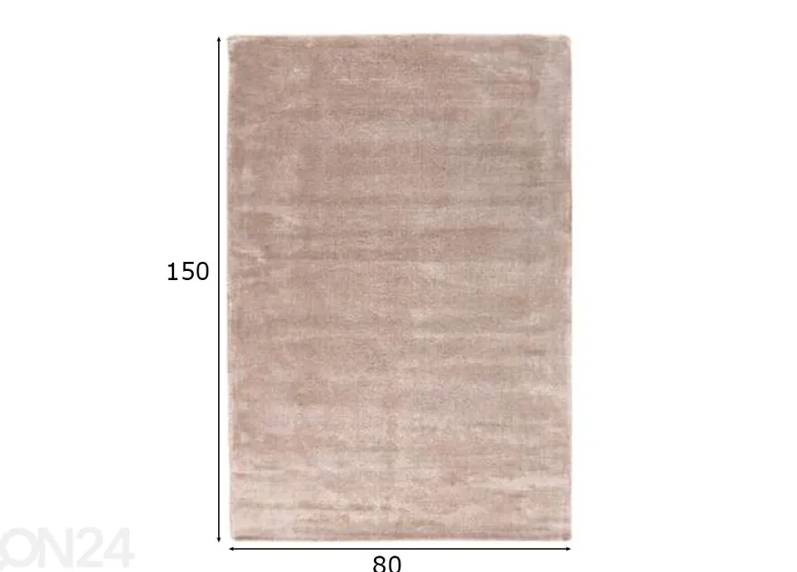Viskoosimatto 80x150 cm