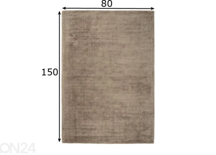Viskoosimatto 80x150 cm