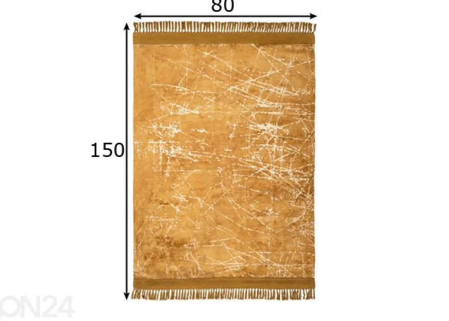 Viskoosimatto 80x150 cm