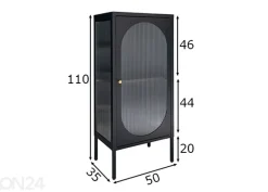 Vitriinikaappi Adelaide 50 cm
