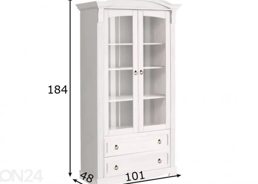 Vitriinikaappi Anna 101 cm