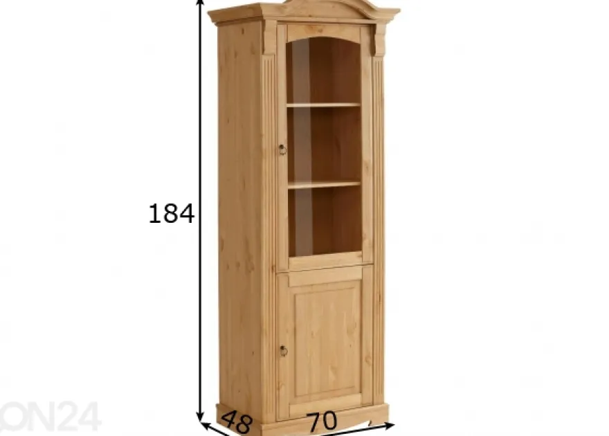Vitriinikaappi Anna 70 cm