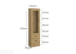 Vitriinikaappi Ayson 55,6 cm