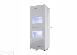 Vitriinikaappi Basic 61 cm