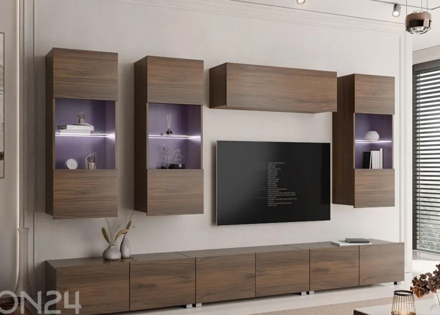 Vitriinikaappi Calabrini XI + LED