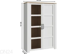 Vitriinikaappi 106 cm