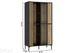 Vitriinikaappi 87 cm