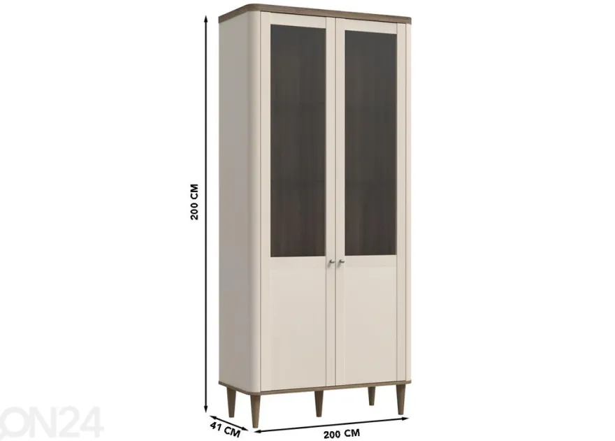 Vitriinikaappi 90 cm