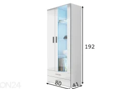 Vitriinikaappi 80 cm