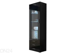Vitriinikaappi 60 cm + LED valaistus
