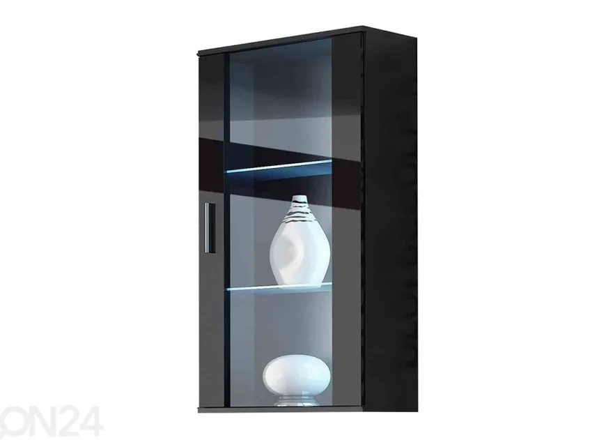 Vitriinikaappi 60 cm + LED valaistus