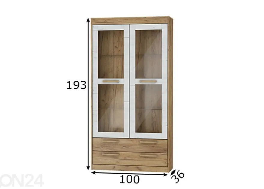Vitriinikaappi Cobhy 100 cm
