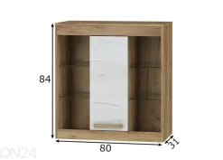 Vitriinikaappi Cobhy 80 cm