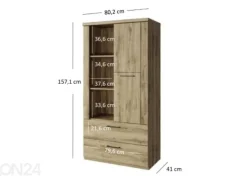 Vitriinikaappi Doorset
