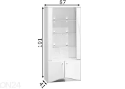Vitriinikaappi Glara 87 cm