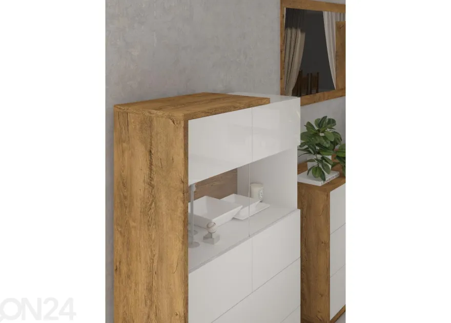 Vitriinikaappi Goleen 90 cm
