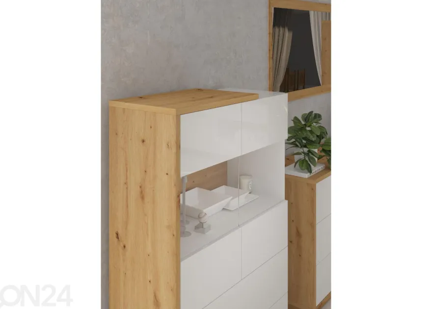 Vitriinikaappi Goleen 90 cm