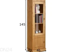 Vitriinikaappi Indra 46 cm