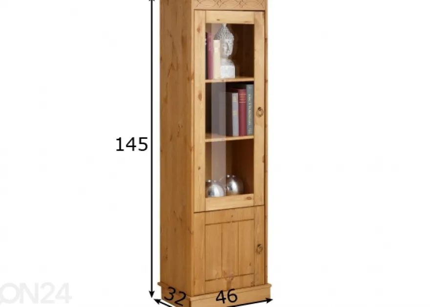 Vitriinikaappi Indra 46 cm