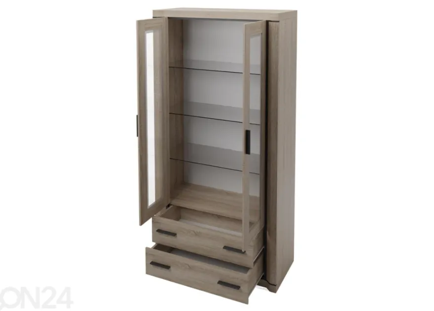 Vitriinikaappi Laila 97 cm + LED