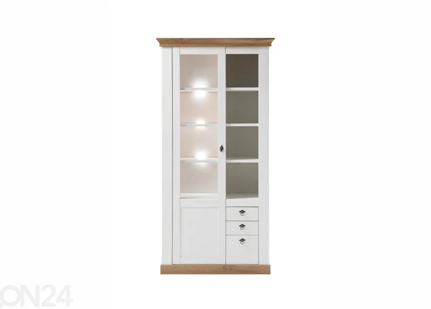 Vitriinikaappi Landhaus 102 cm