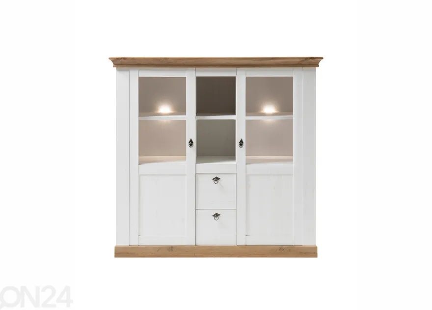 Vitriinikaappi Landhaus 148 cm
