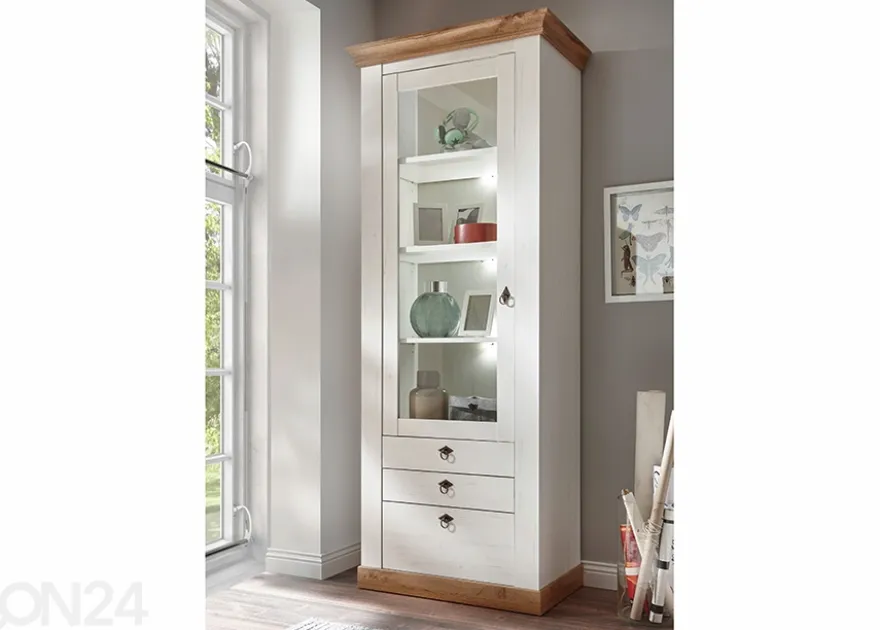 Vitriinikaappi Landhaus 82 cm