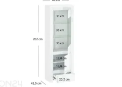 Vitriinikaappi Lingo 68 cm