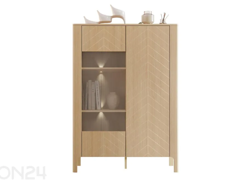 Vitriinikaappi Malumi + LED
