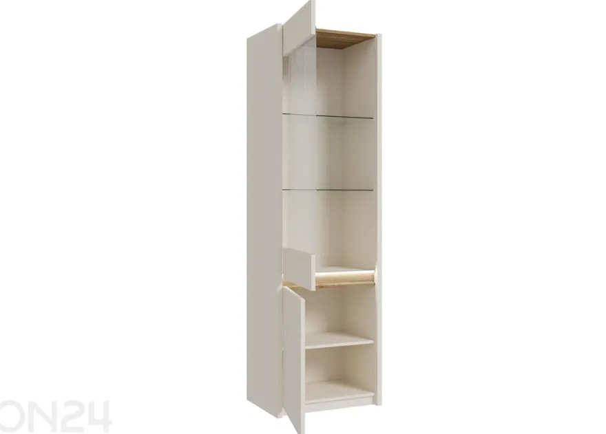 Vitriinikaappi Oak Squere