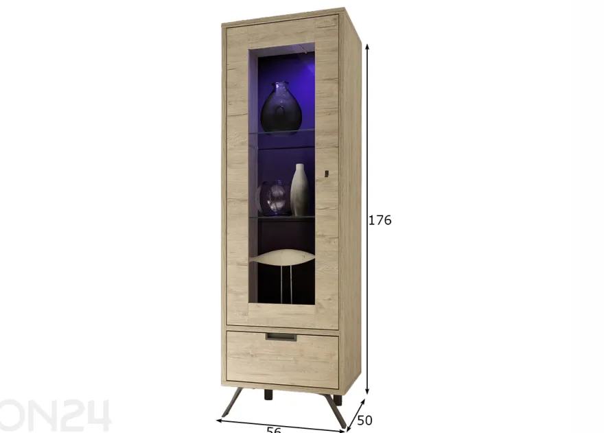 Vitriinikaappi Palma 56 cm