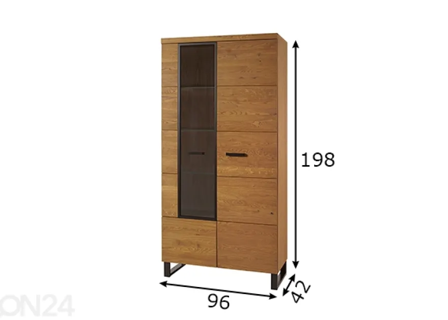Vitriinikaappi Pratto