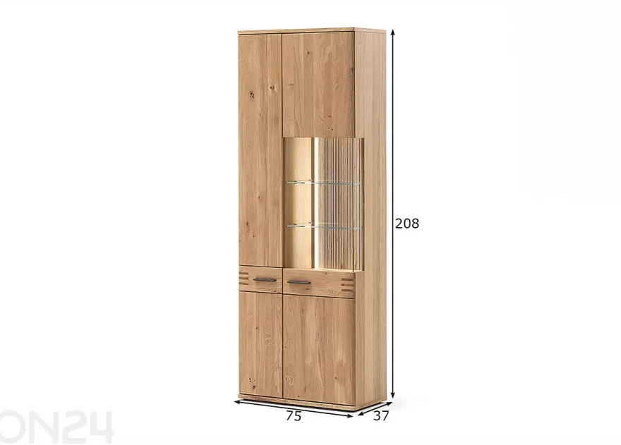 Vitriinikaappi Salvador 75 cm