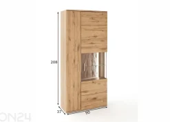 Vitriinikaappi Santori 90 cm