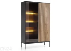 Vitriinikaappi Senato 104 cm + LED
