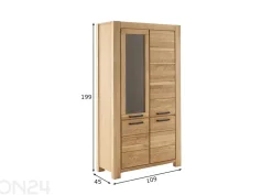 Vitriinikaappi Silias 109 cm