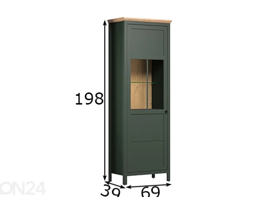 Vitriinikaappi Stanton 69 cm