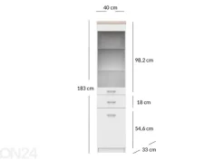 Vitriinikaappi Top mix 40 cm