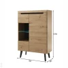 Vitriinikaappi Torge 90 cm