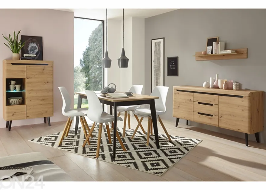Vitriinikaappi Torge 90 cm