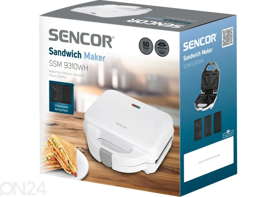 Voileipägrilli 3in1 Sencor SSM9310WH