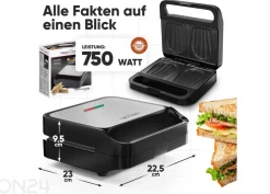 Voileivagrilli ProfiCook PCST1297