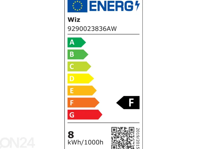 Wiz Wi-Fi sähkölamppu 60 W A60 E27 RGB 2200-6500K