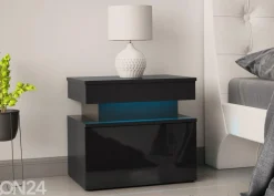 Yöpöytä Glossa 55 cm + LED